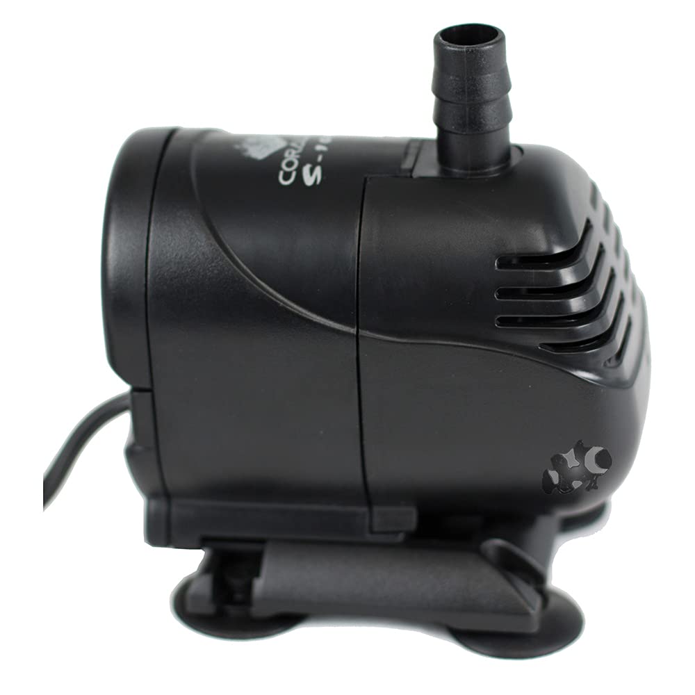 Coralife BioCube S-1000 pump label showing model and specs.