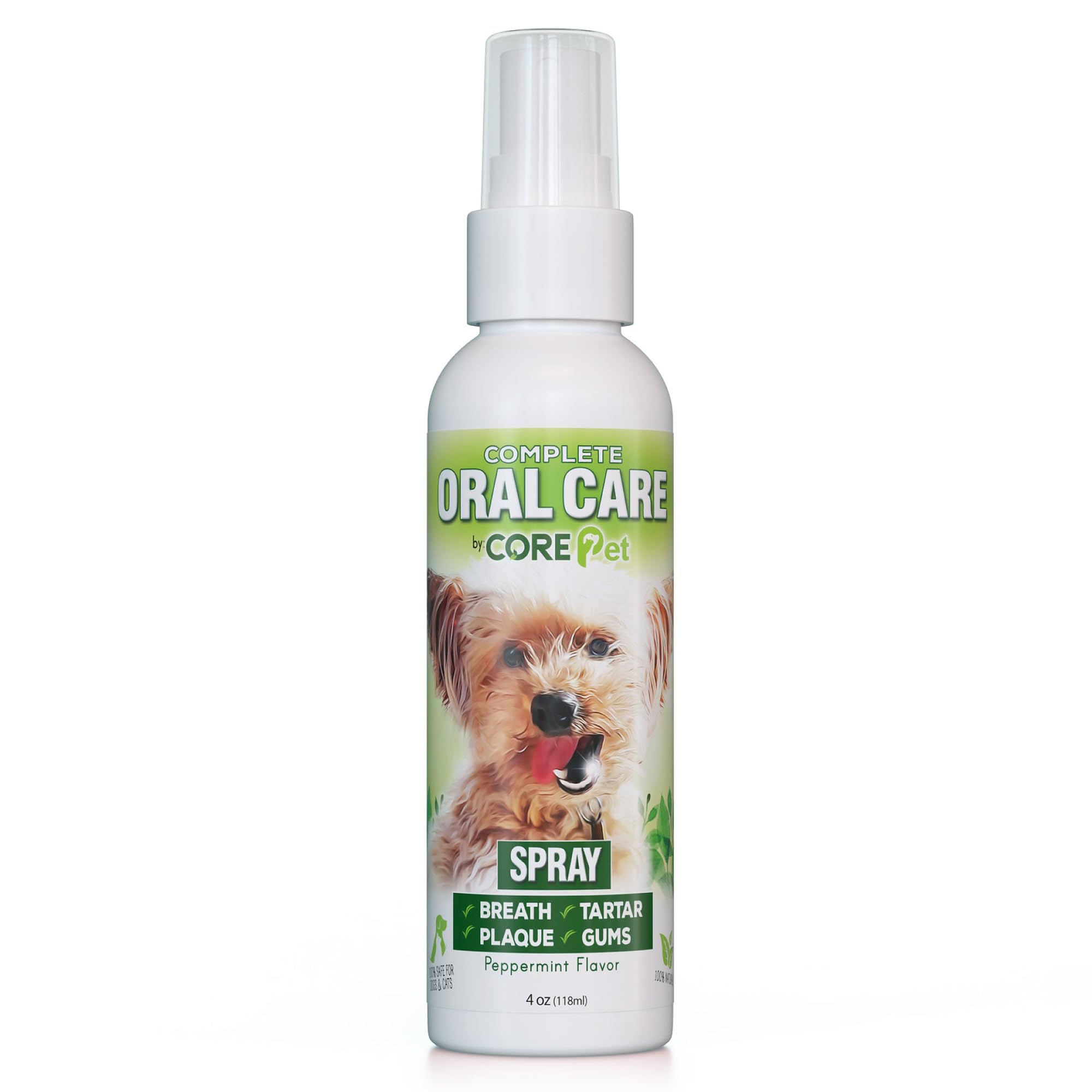 CORE Pet Complete Oral Care bottle pour for convenient breath-freshening spray
