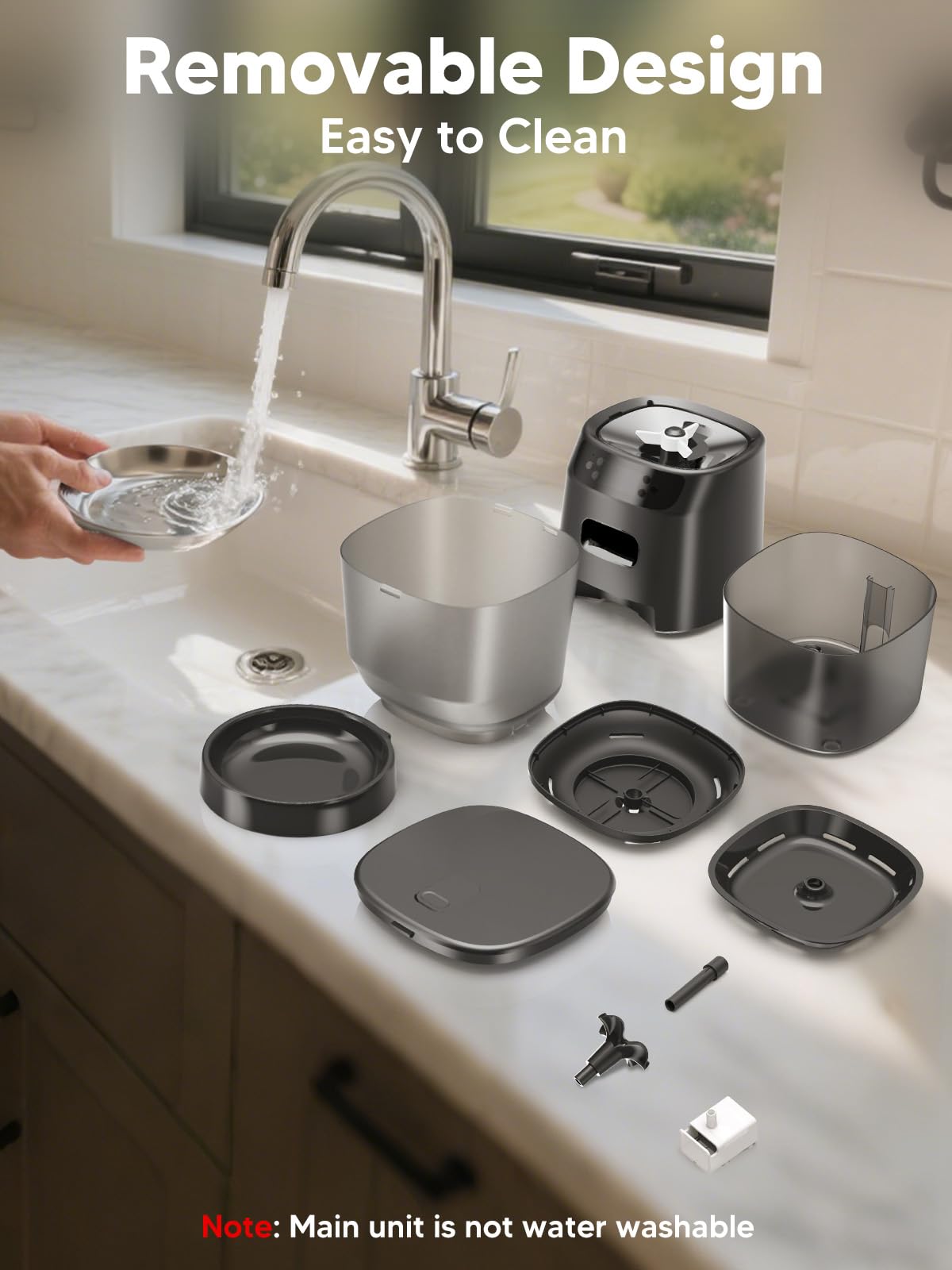 CORGOTE easy-clean detachable parts simplify weekly maintenance.