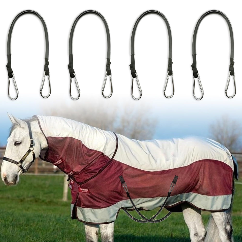Corztg horse blanket leg straps assembly shows universal fit and durable construction for secure blankets.