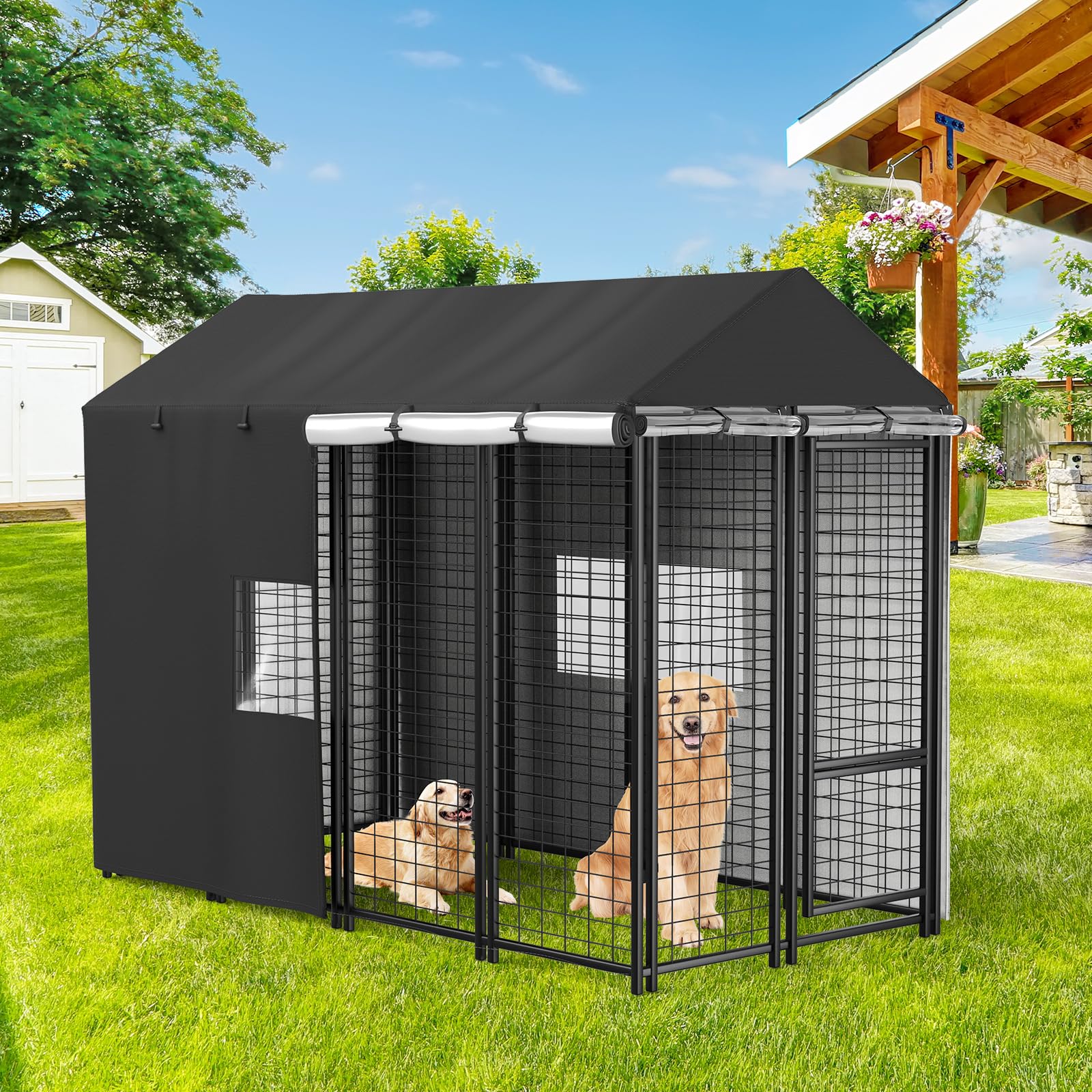 COSHNIBI kennel cover includes storage bag for tidy storage.