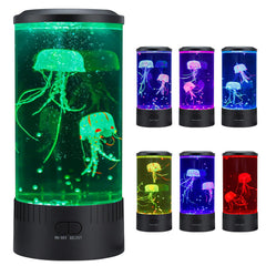 Cosney Jellyfish Lamp color cycle creates calming ambience for evenings