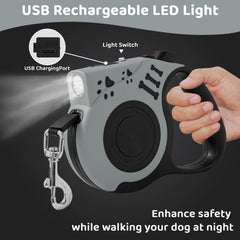 COSOWO durable leash abs-material image emphasizes safe non-toxic exterior for daily outdoor use.