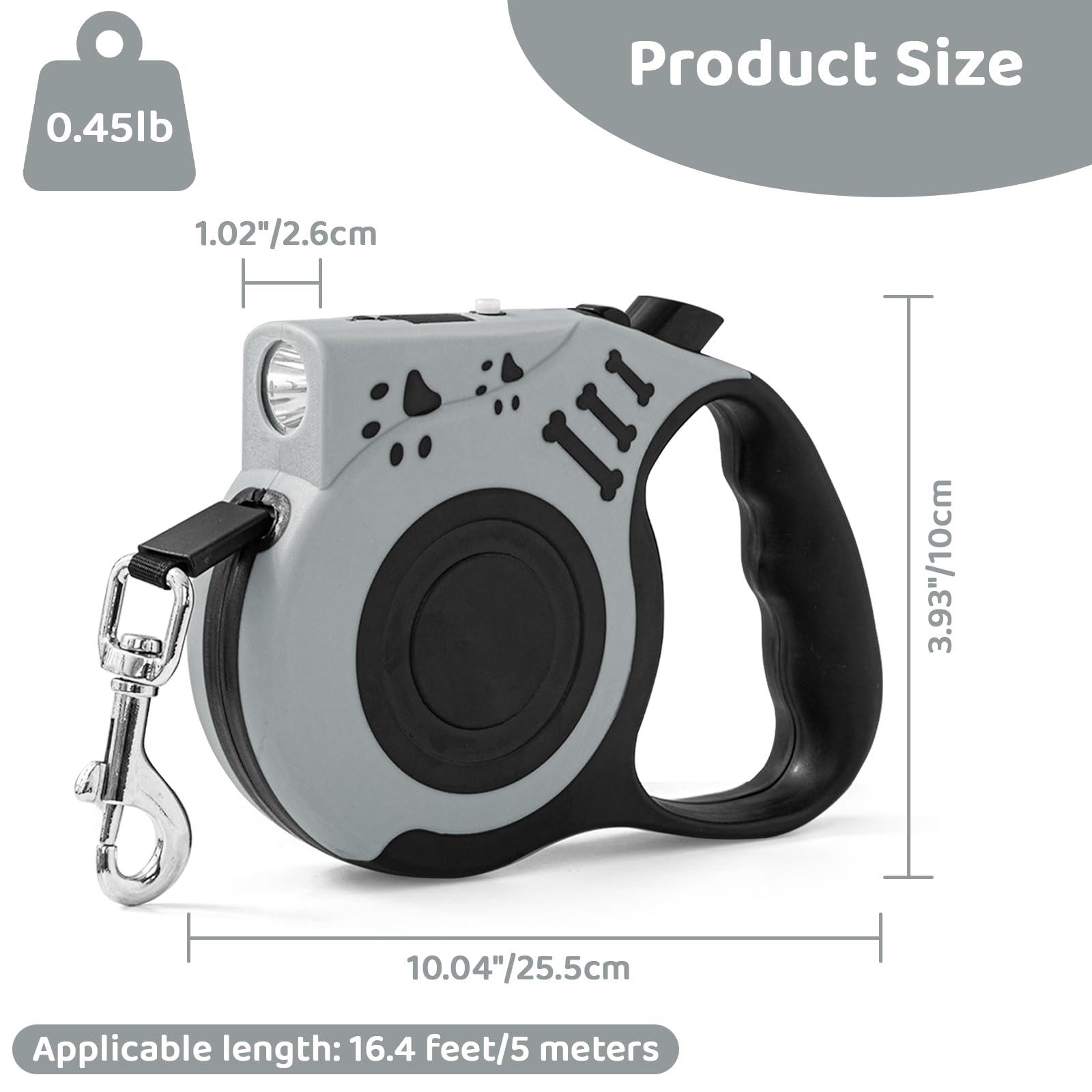COSOWO night-walk-safety image conveys bright USB flashlight guiding the path.