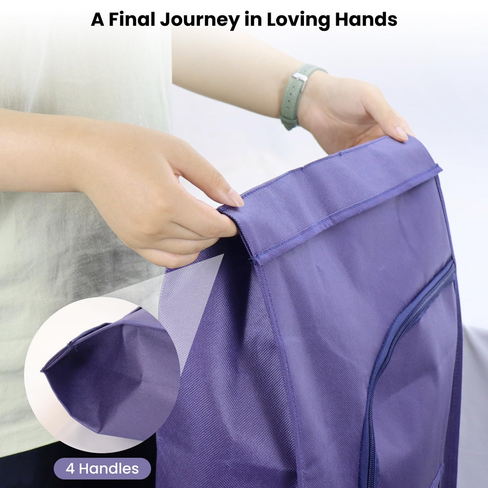 COSOWO small burial bag size small demonstrates fit for tiny companions.