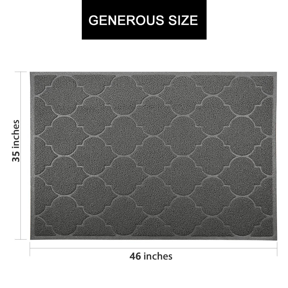 Cosyearn LittleTiger mat non-slip backing keeps it in place during use.