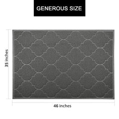 Cosyearn LittleTiger mat non-slip backing keeps it in place during use.