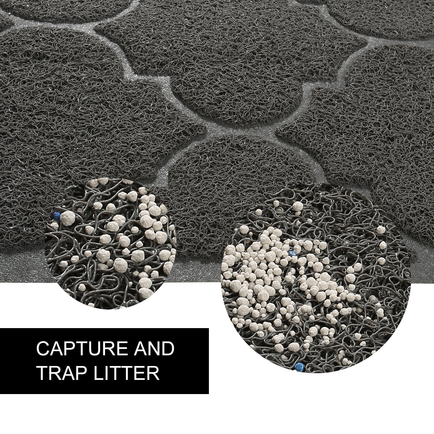 Cosyearn LittleTiger mat is easy to clean with vacuum or rinse.