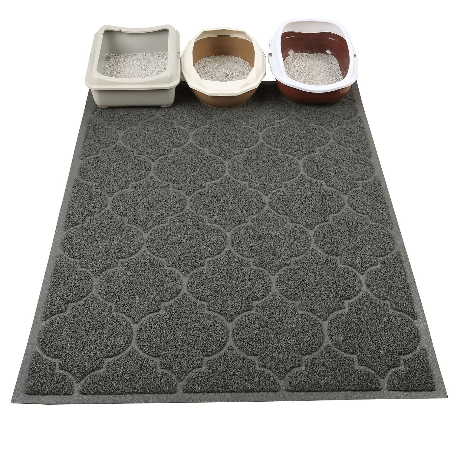 Cosyearn LittleTiger mat shows a cat resting on a large soft surface.