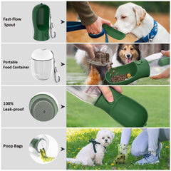 COTOP built-in poop bag dispenser keeps trails clean and convenient.