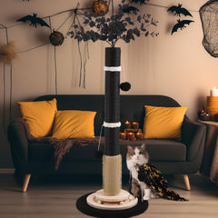 COUNER 3-5inch-diameter cat-post demonstrates sturdy stability for confident scratching sessions.
