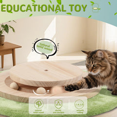 COUNER interactive ball toys engage cats and reduce furniture scratching.