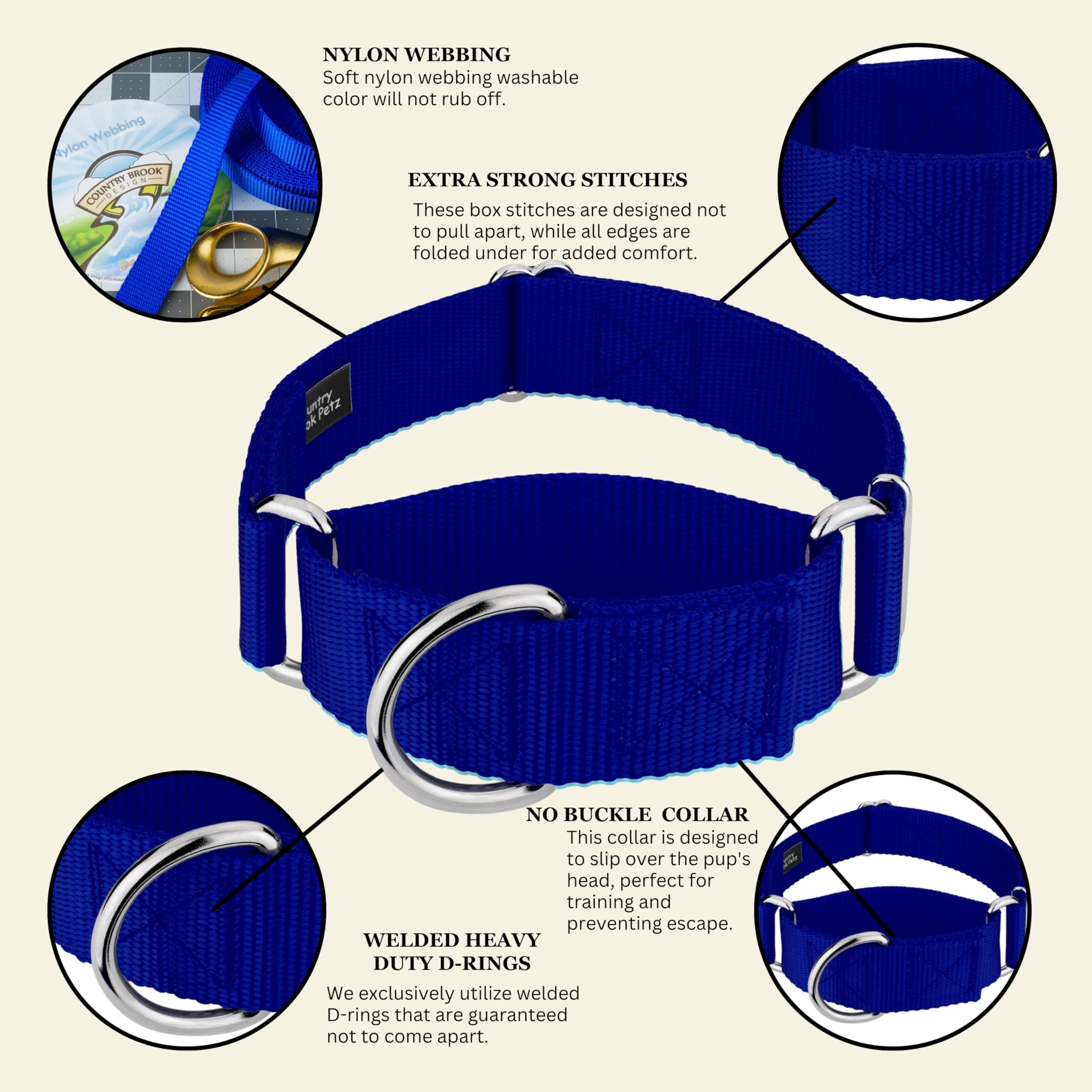 Country Brook Petz HossFit Jr in royal blue used during training sessions