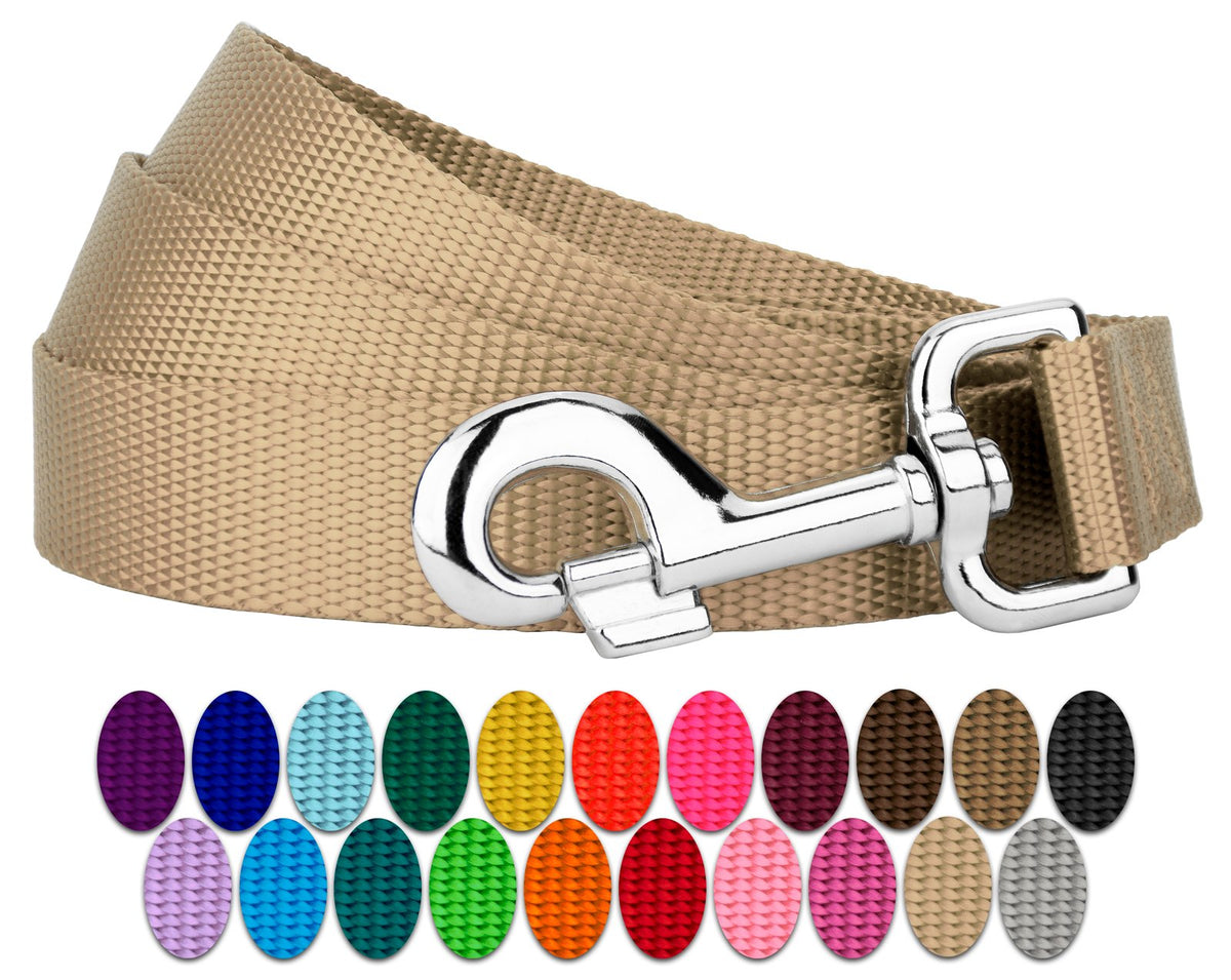 Correa Country Brook Petz de nylon, 1 pulgada, 6 pies, resistente para paseos