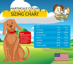 Country Brook Petz martingale soft nylon build offers comfortable daily wear and gentle control.