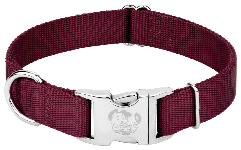 Country Brook Petz soft nylon collar provides gentle comfort during daily wear.