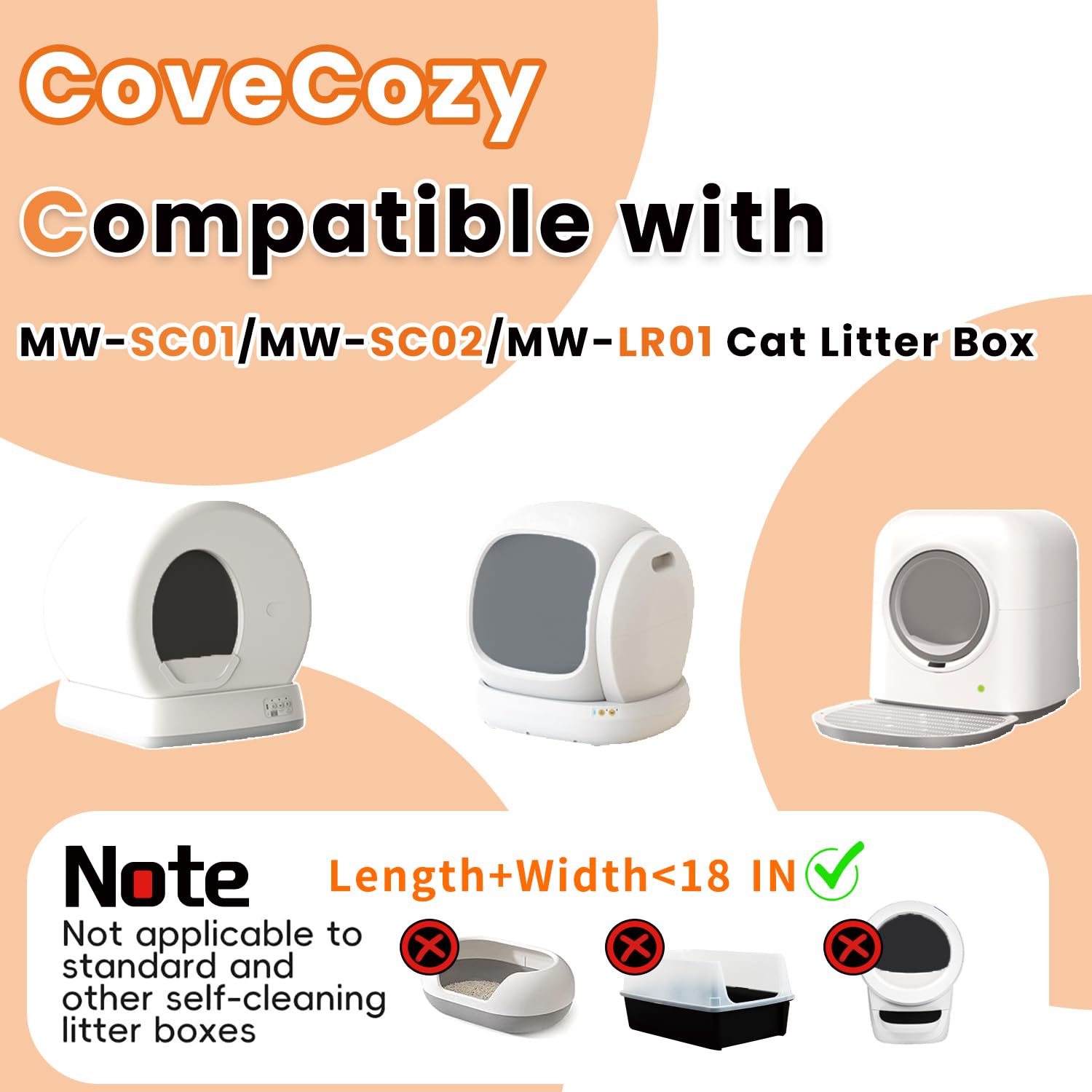 CoveCozy drawstring closure on liner for quick sealing and disposal