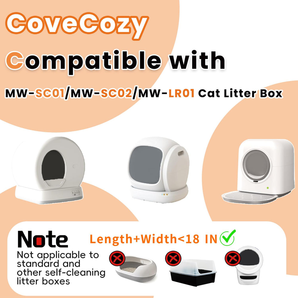 CoveCozy drawstring closure on liner for quick sealing and disposal