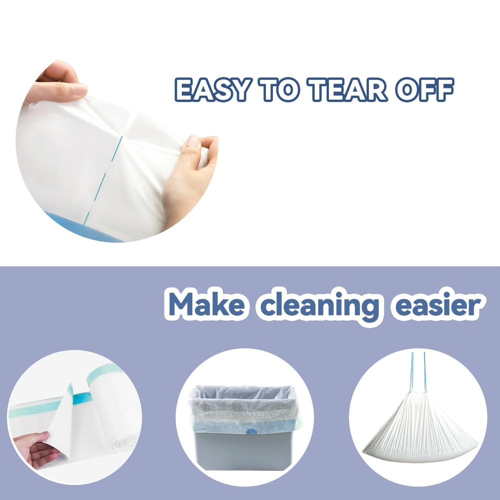CoveCozy 80-count pack reduces bag changes during busy cleanups.