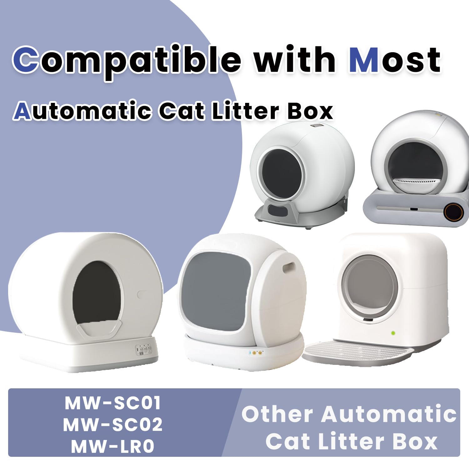 CoveCozy waste bags show perfect fit with MW-SC01/02 and LR01.