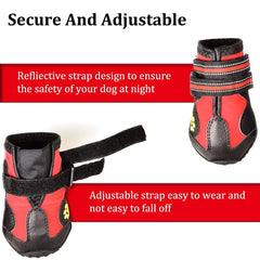 CovertSafe& dog boots adjustable straps ensure a snug fit and safety