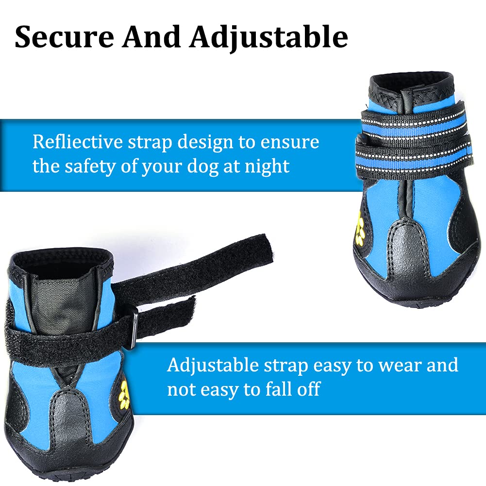 CovertSafe dog boots show adjustable straps for a snug, secure fit.