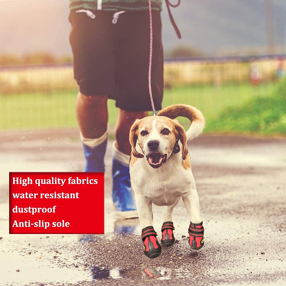 CovertSafe&amp; four-pack dog boots enabling versatile protection on multiple outings.