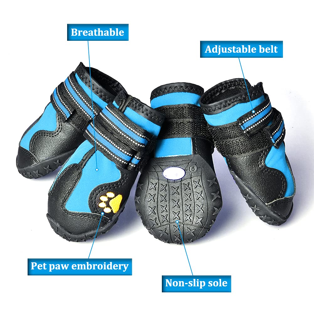 CovertSafe dog boots display paw embroidery for a cute, breathable look.