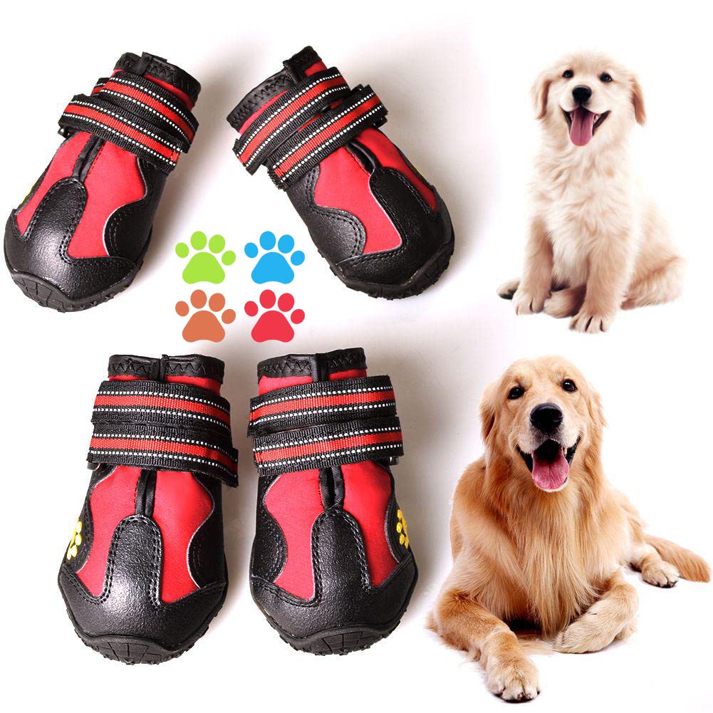 CovertSafe& dog boots with rugged sole for secure outdoor traction on trails