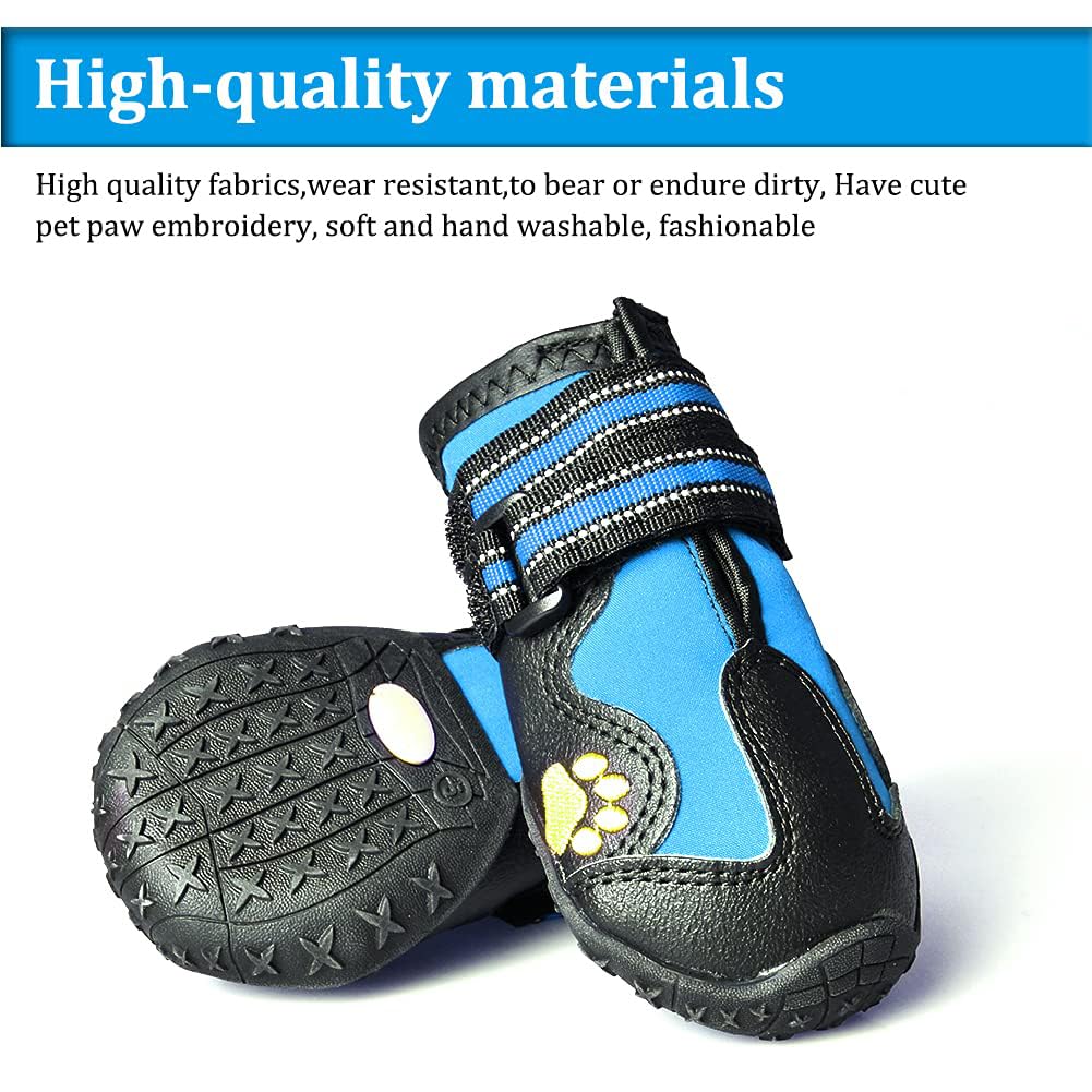 CovertSafe dog boots feature waterproof fabric to protect paws in rain and mud.