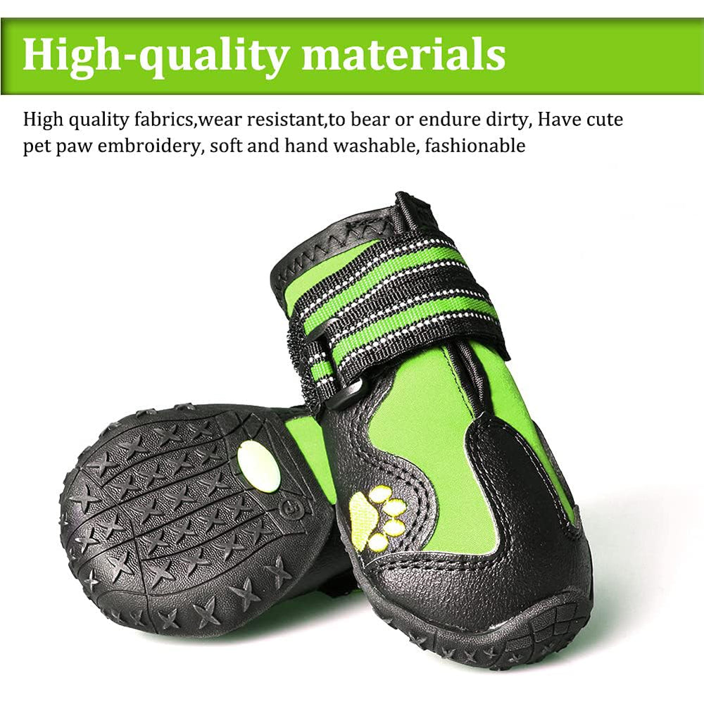 CovertSafe& waterproof fabrics protect paws during rainy walks.