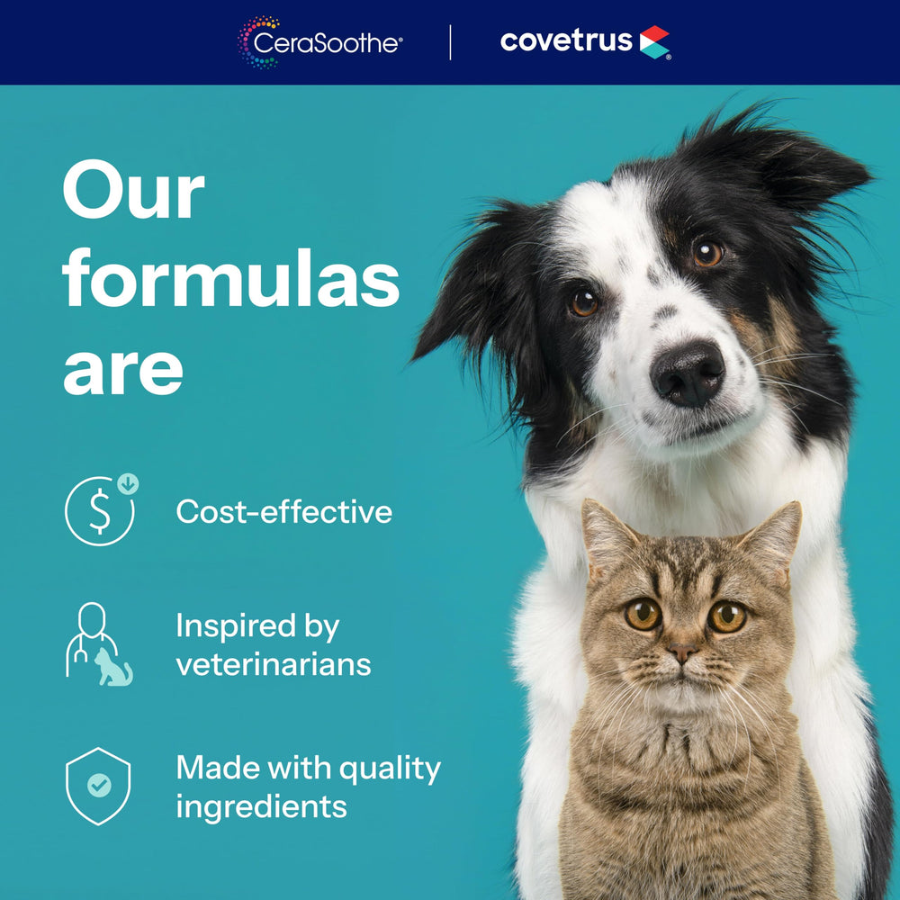 Covetrus CeraSoothe KET Antiseptic Flush packaging box and 16oz bottle.