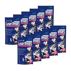 Covetrus Nutrisential Lean Treats for Dogs pack shot highlighting bite-sized, low-calorie rewards.