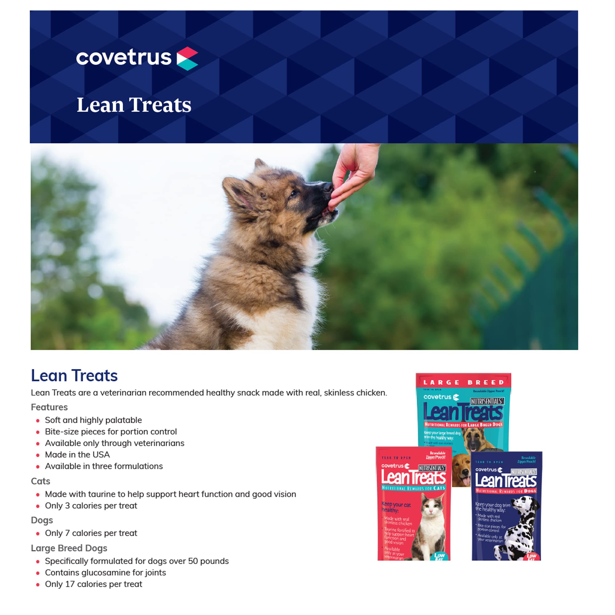 Covetrus Nutrisential Lean Treats—glucosamine and chondroitin for supplemental support