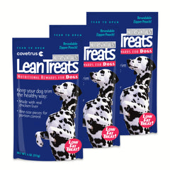 Covetrus Nutrisential Lean Treats pack front showing 3-pack for easy portioning