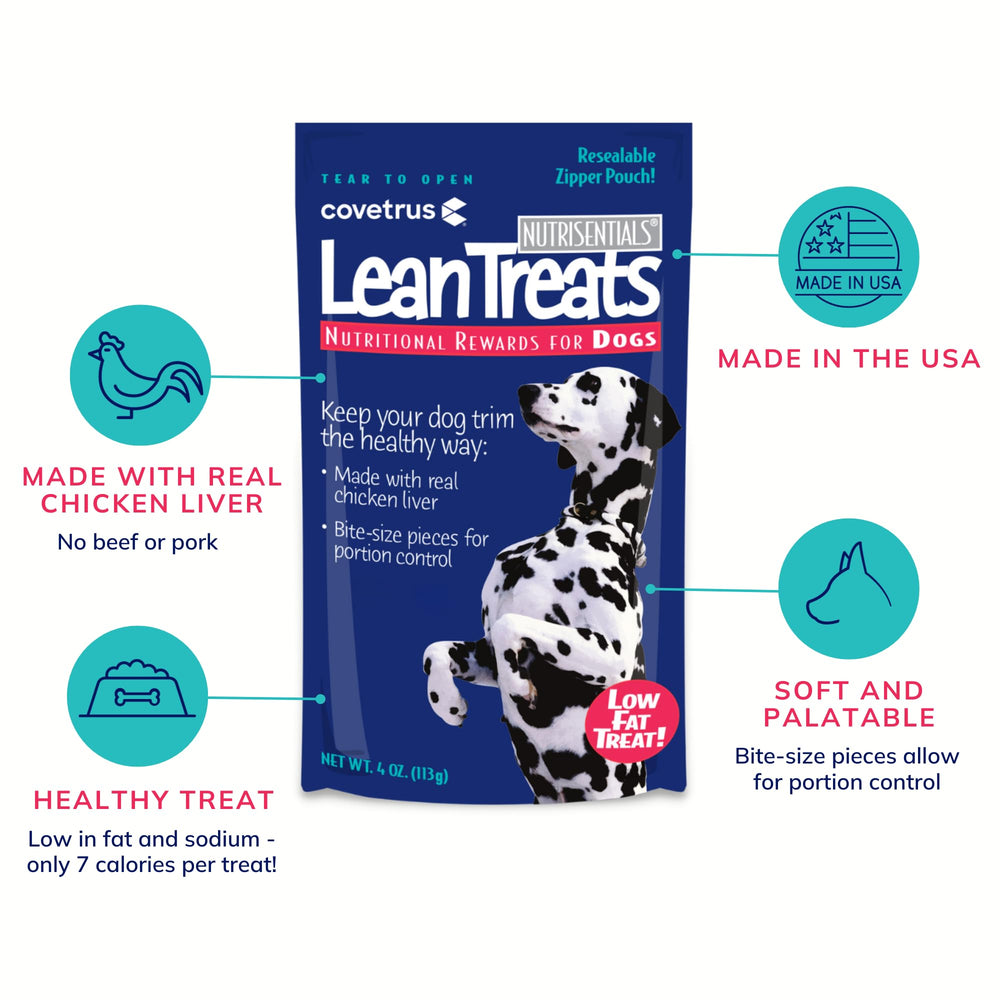 Covetrus Nutrisential bite-sized pieces enable simple portion control during treats.