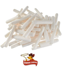 Cowdog Chews dog-chewing in action for mental stimulation.