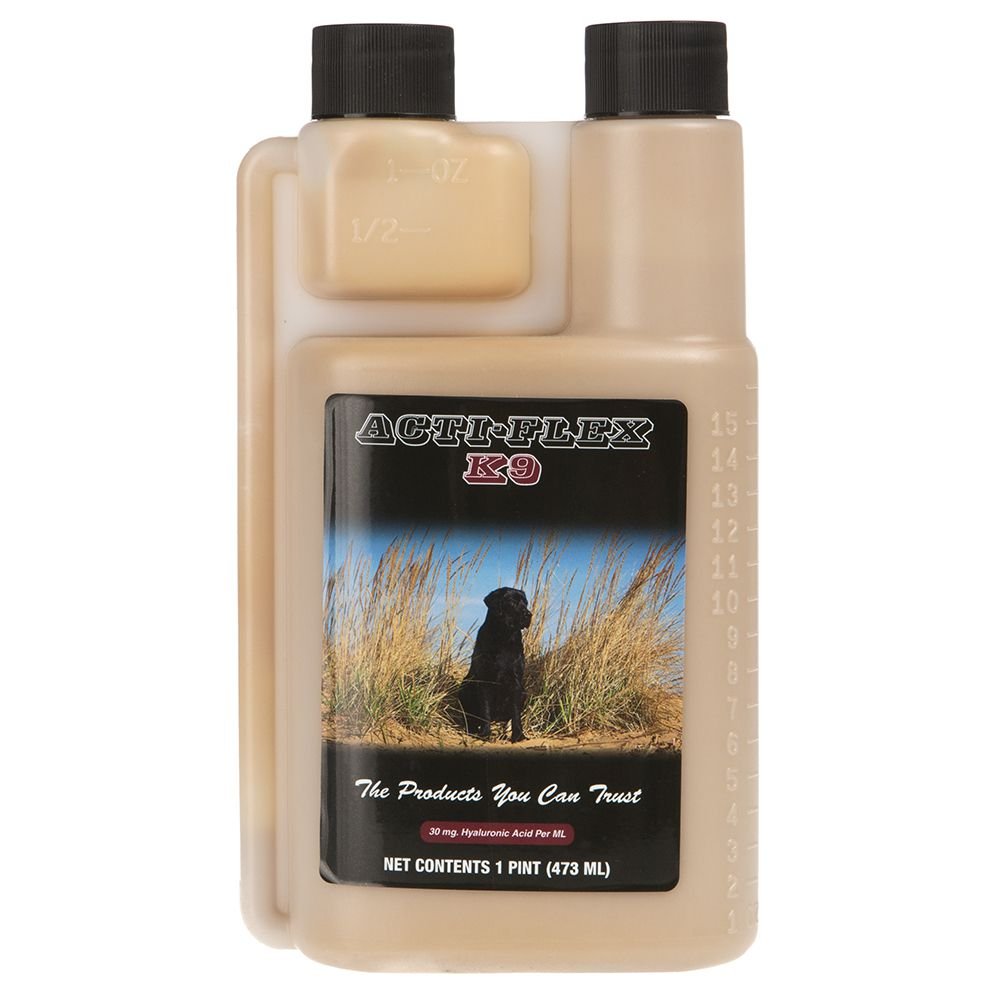 Cox Veterinary Acti Flex K9 Liquid bottle pour supports canine joint comfort and mobility.