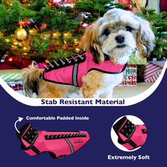 CoyoteVest SpikeVest pink removable spikes offer adjustable defense.