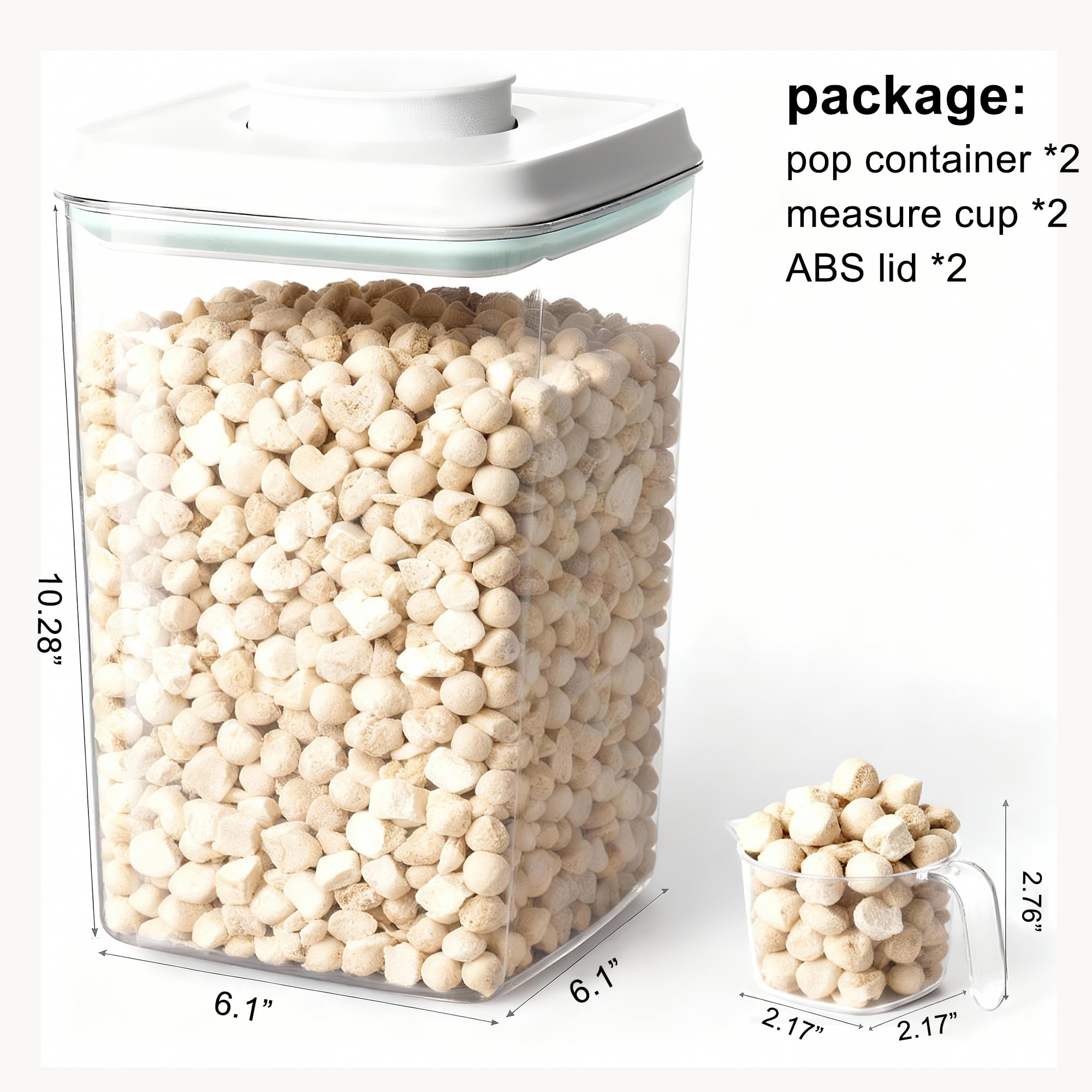 Cozey Daily airtight seal pet storage prevents moisture and keeps kibble fresh.