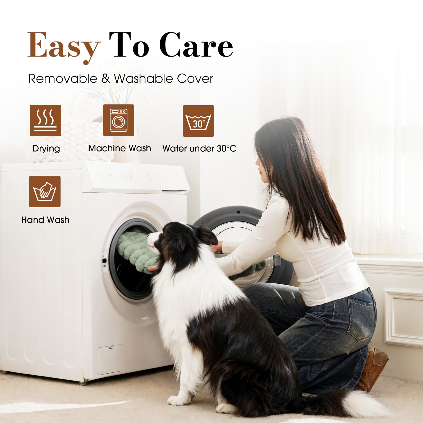Cozila bed size options show ample space for large breeds