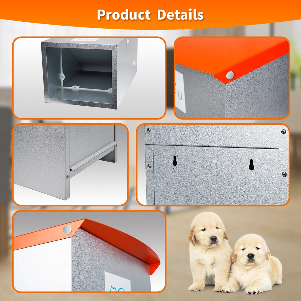 COZOFU dog feeder weather-resistant design withstands outdoor conditions
