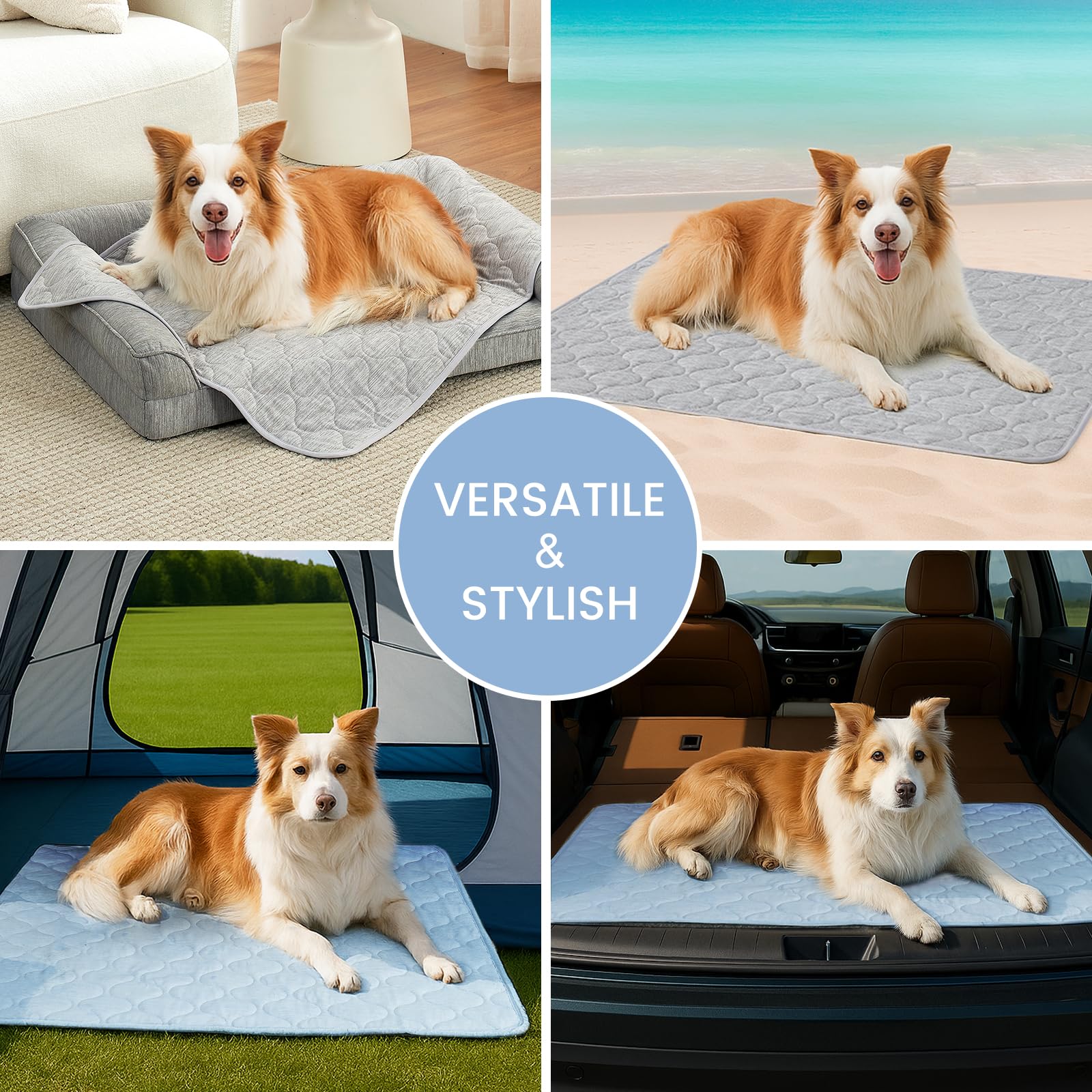 Cozy Bliss portable-travel-ready image shows lightweight mat ideal for indoor or outdoor use.