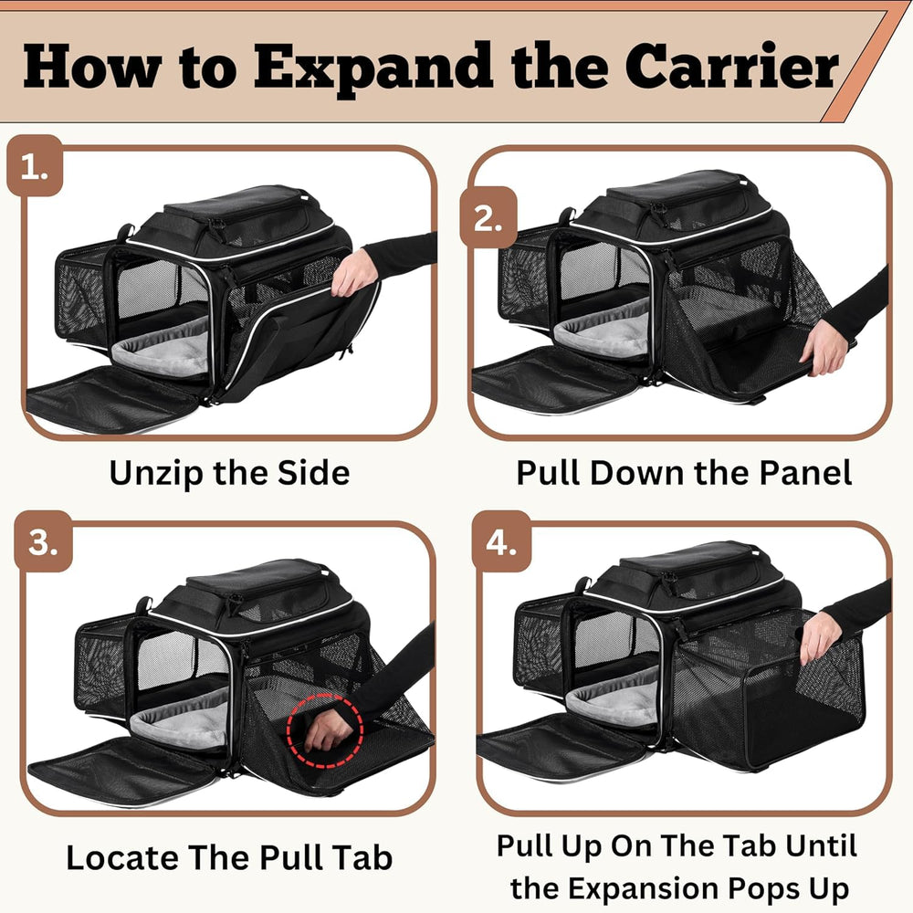 Cozy Cruiser soft-lined interior for gentle contact and comfortable travel