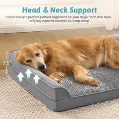 COZY KISS Non-slip base keeps the bed steady on various floors.