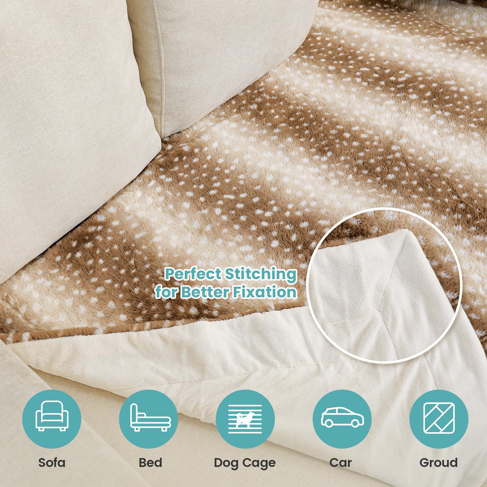 COZY KISS machine washable under 86°F for easy care