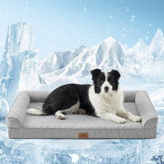 COZY KISS cooling bed top view highlights the cooling surface.