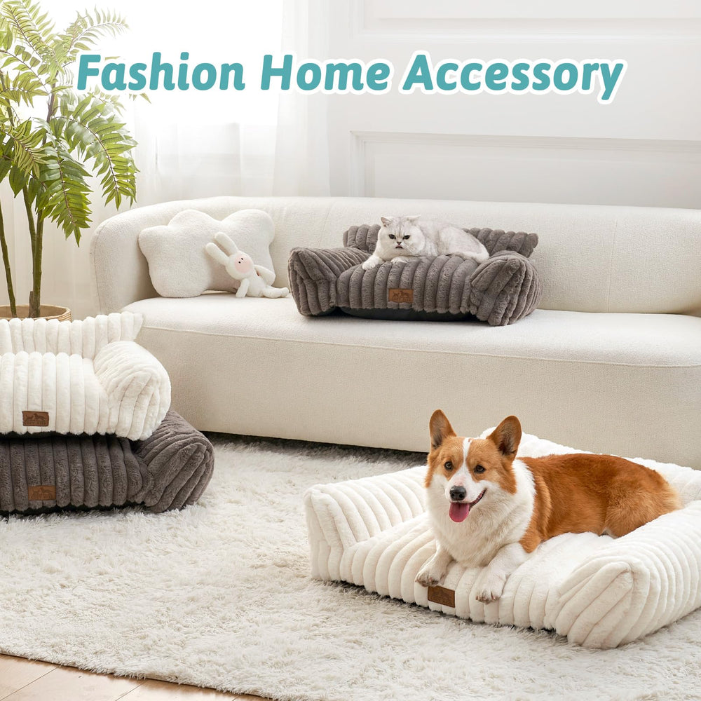 COZY KISS Cat Couch in-bedroom setup blends with decor and offers private retreat