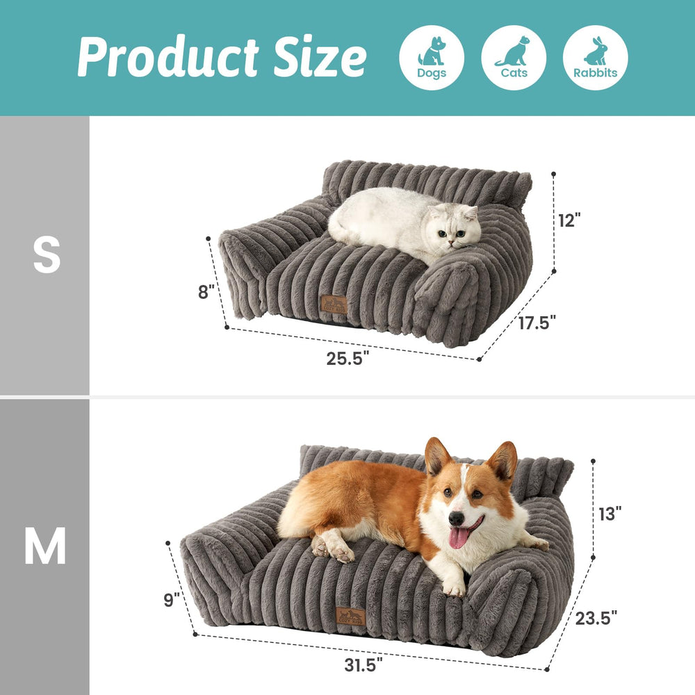 COZY KISS Cat Couch surround-support detail emphasizes neck and head relief