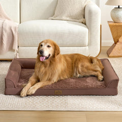 COZY KISS XXL U-shape couch bed showing secure nest for large dogs